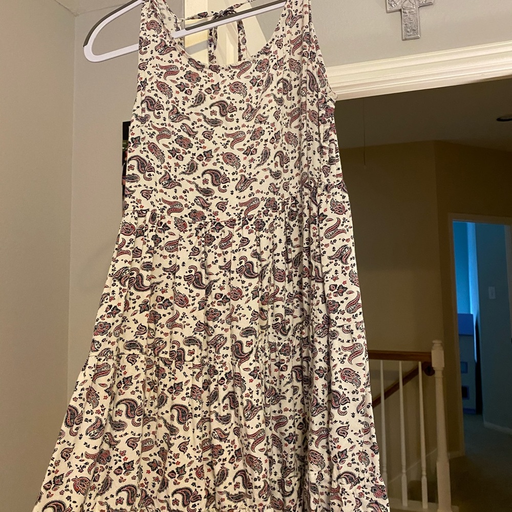 Paisley Red & Black Dress